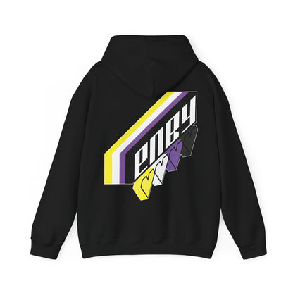 ENBY Heart Hoodie - Australian Shipping