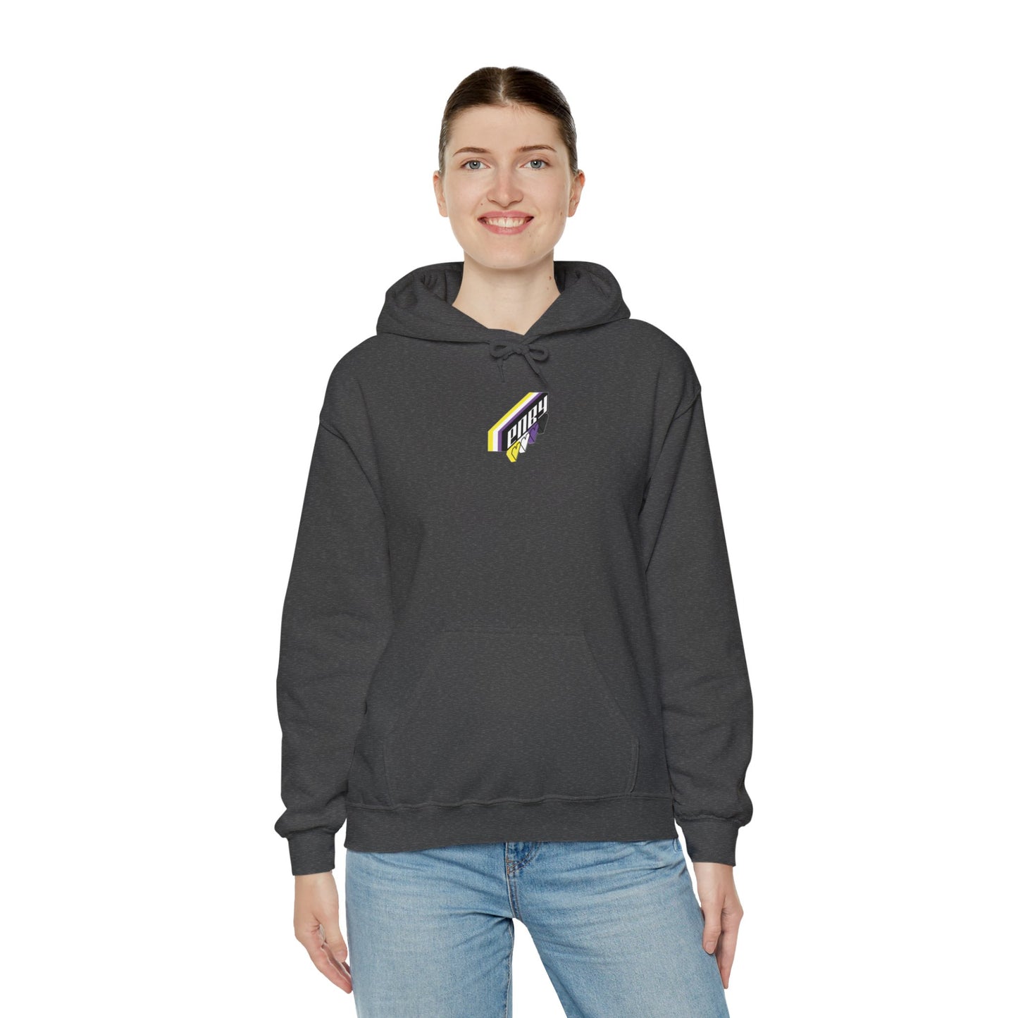 ENBY Heart Hoodie - Australian Shipping