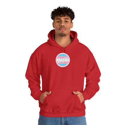 SKATE Trans Flag round logo Hoodie - Australian Shipping