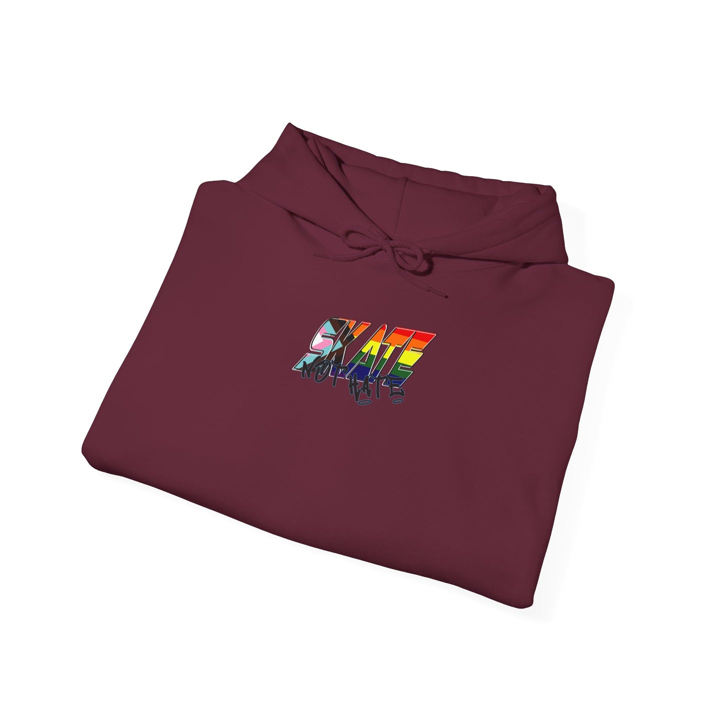 Skate Not Hate progress rainbow pride Hoodie - Australian Shipping