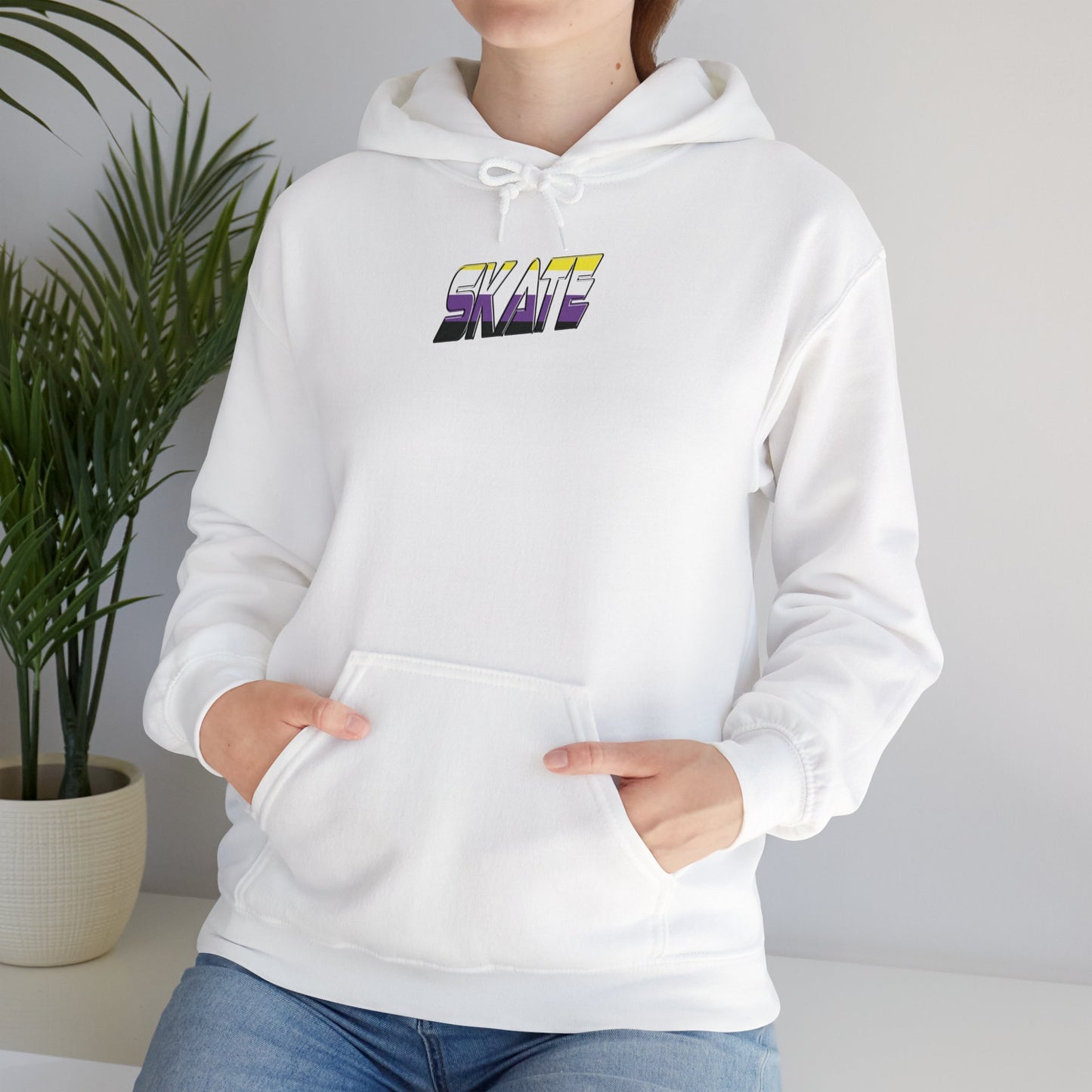 SKATE Non-binary Pride Hoodie - Australian Shipping