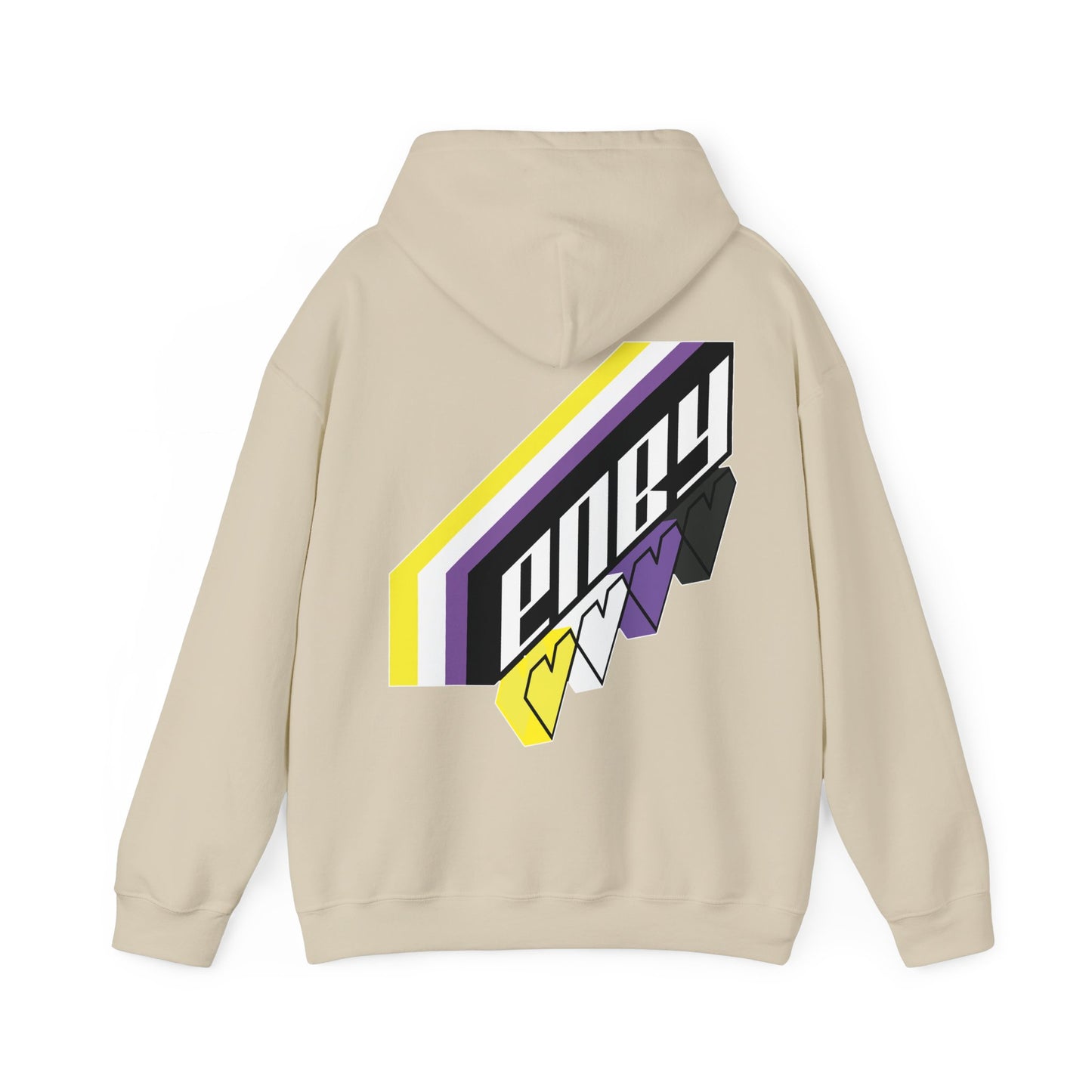 ENBY Heart Hoodie - Australian Shipping