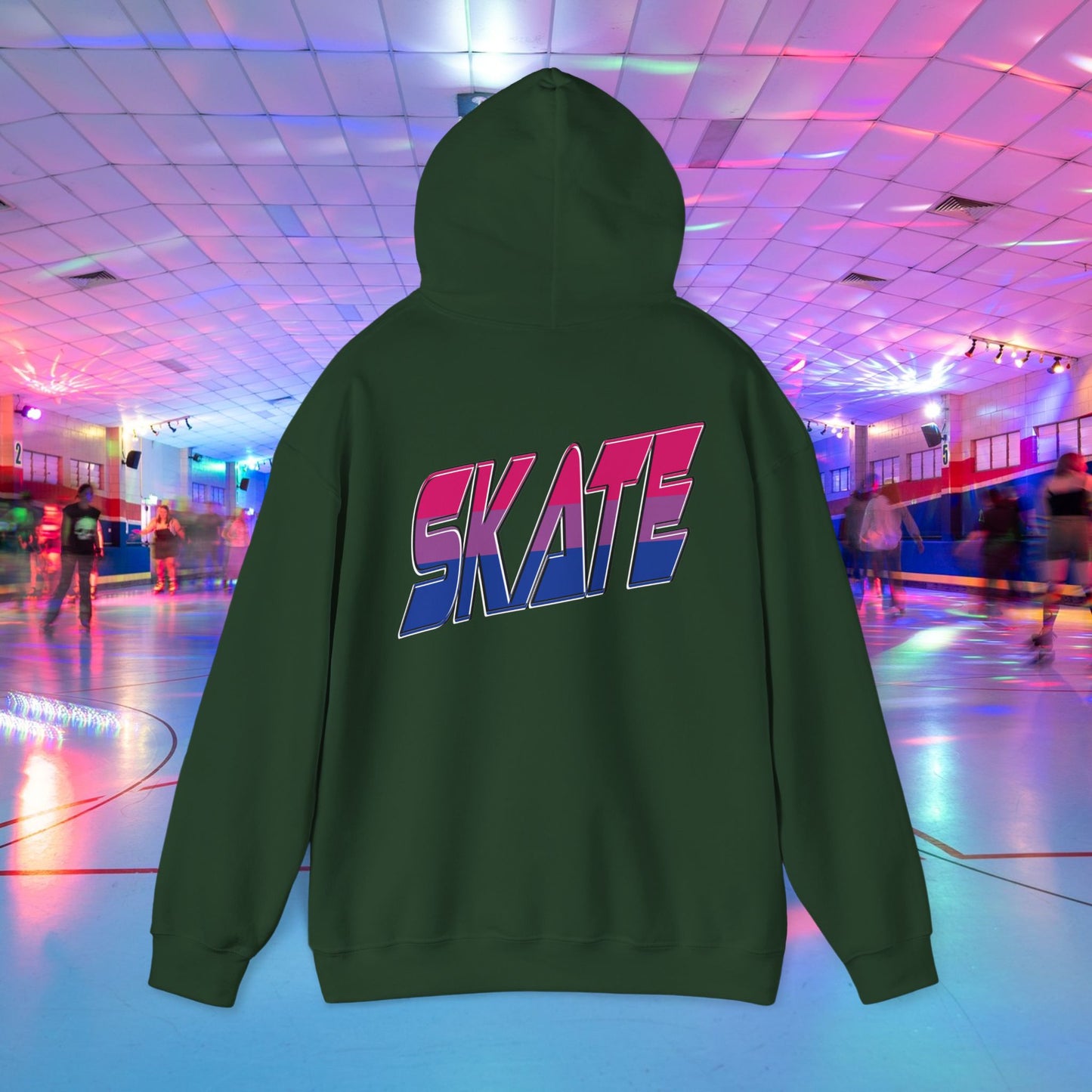 SKATE Bisexual Pride Hoodie - Australian Shipping