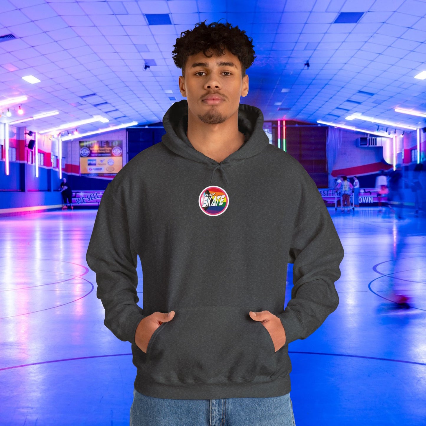 Add custom name: GAY SKATE Original Hoodie - Australian Shipping