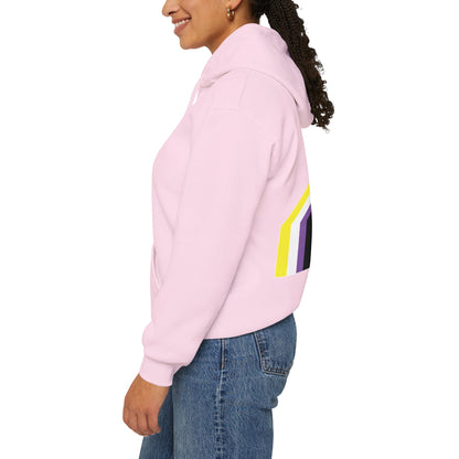 ENBY Heart Hoodie - Australian Shipping