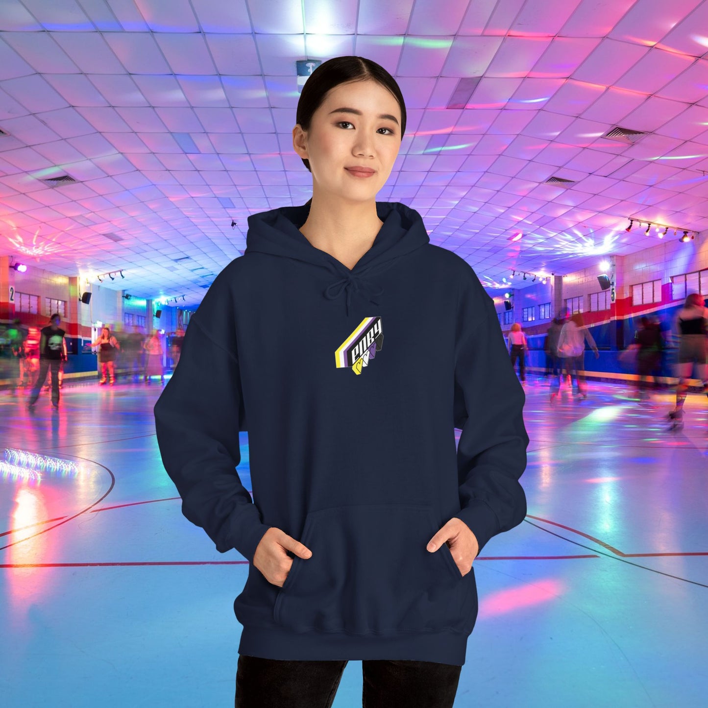 ENBY Heart Hoodie - Australian Shipping