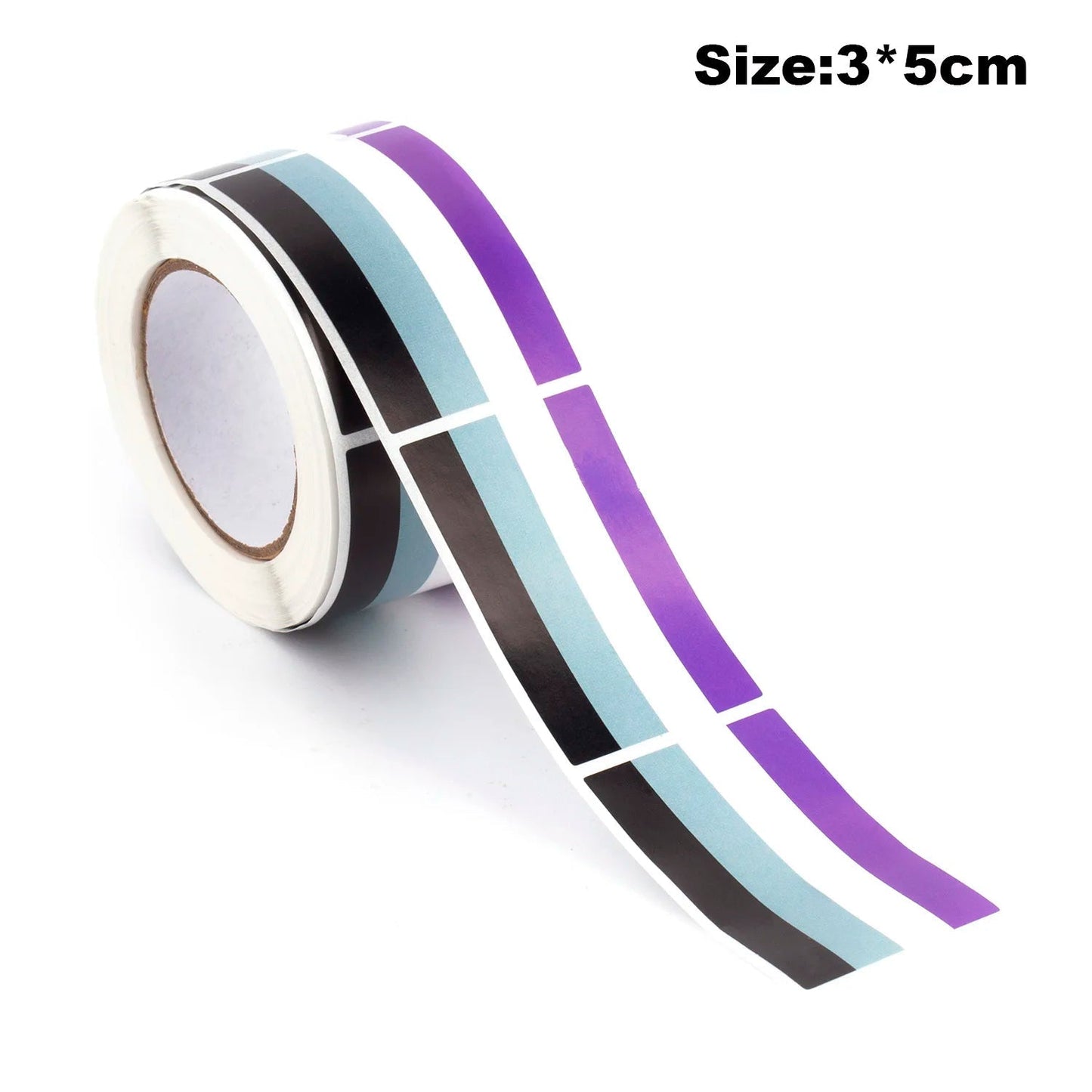 Roll of 250 Pride Flag Paper Stickers - Rainbow, Trans, Bisexual, Pan, Demi, Ace, Ally