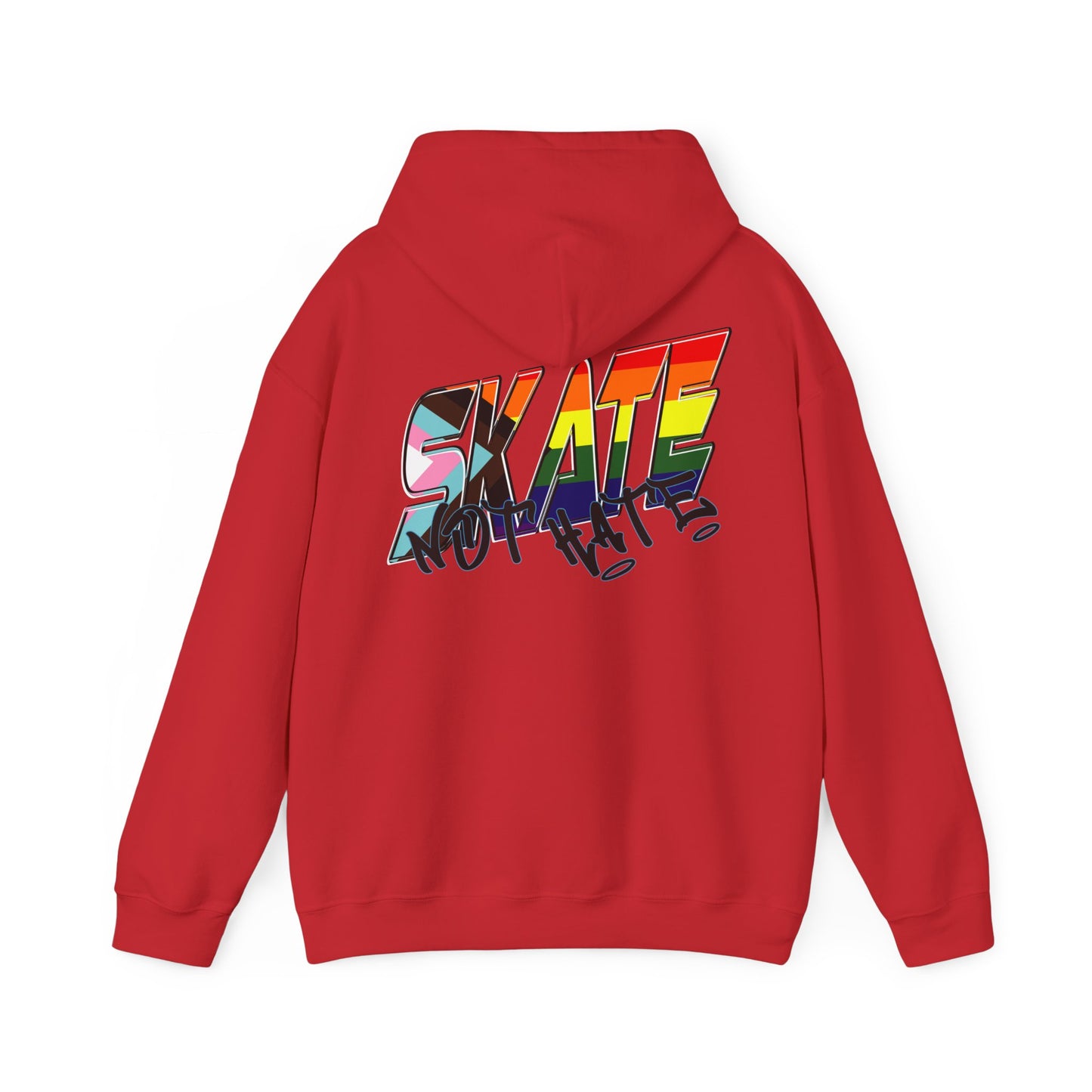 Skate Not Hate progress rainbow pride Hoodie - Australian Shipping