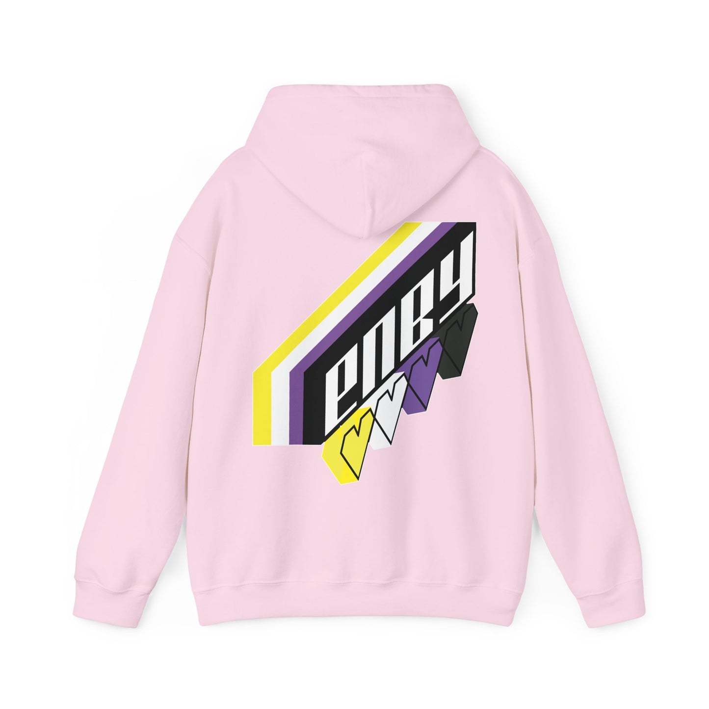 ENBY Heart Hoodie - Australian Shipping