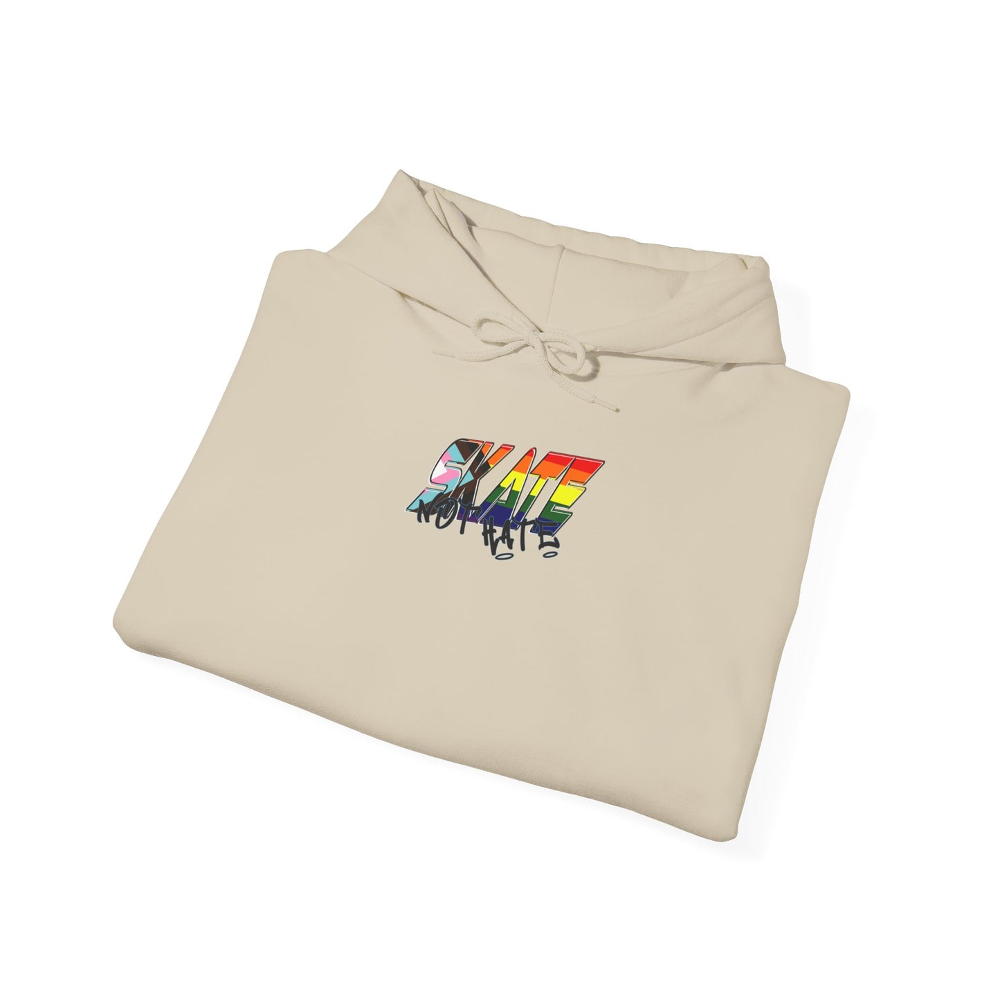 Skate Not Hate progress rainbow pride Hoodie - Australian Shipping