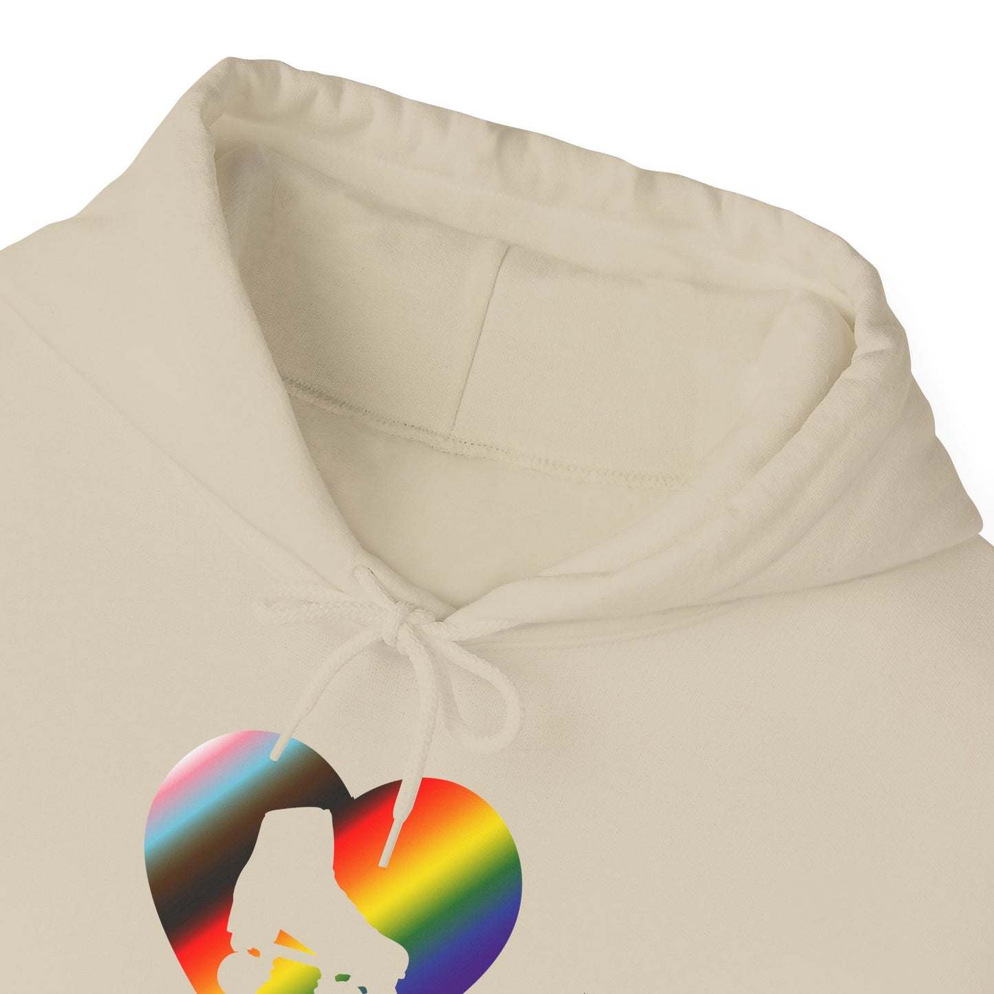 Make Skating Gay Again rainbow roller skate love heart Hoodie - Australian Shipping