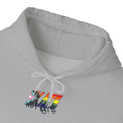 Skate Not Hate progress rainbow pride Hoodie - Australian Shipping