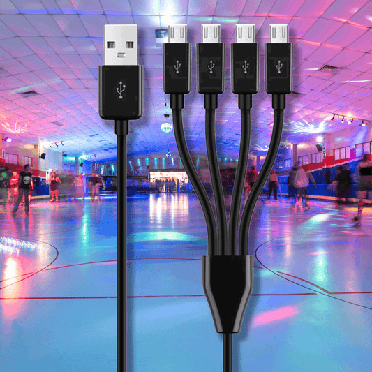 4-Port Charging Cable For Skate Lights - Australian Shipping - Gay Skate - 4-Port Charging Cable For Skate Lights - Australian Shipping - 4-Port Charging Cable For Skate Lights - Australian Shipping