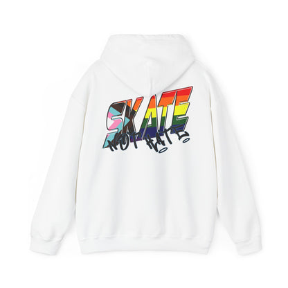 Skate Not Hate progress rainbow pride Hoodie - Australian Shipping