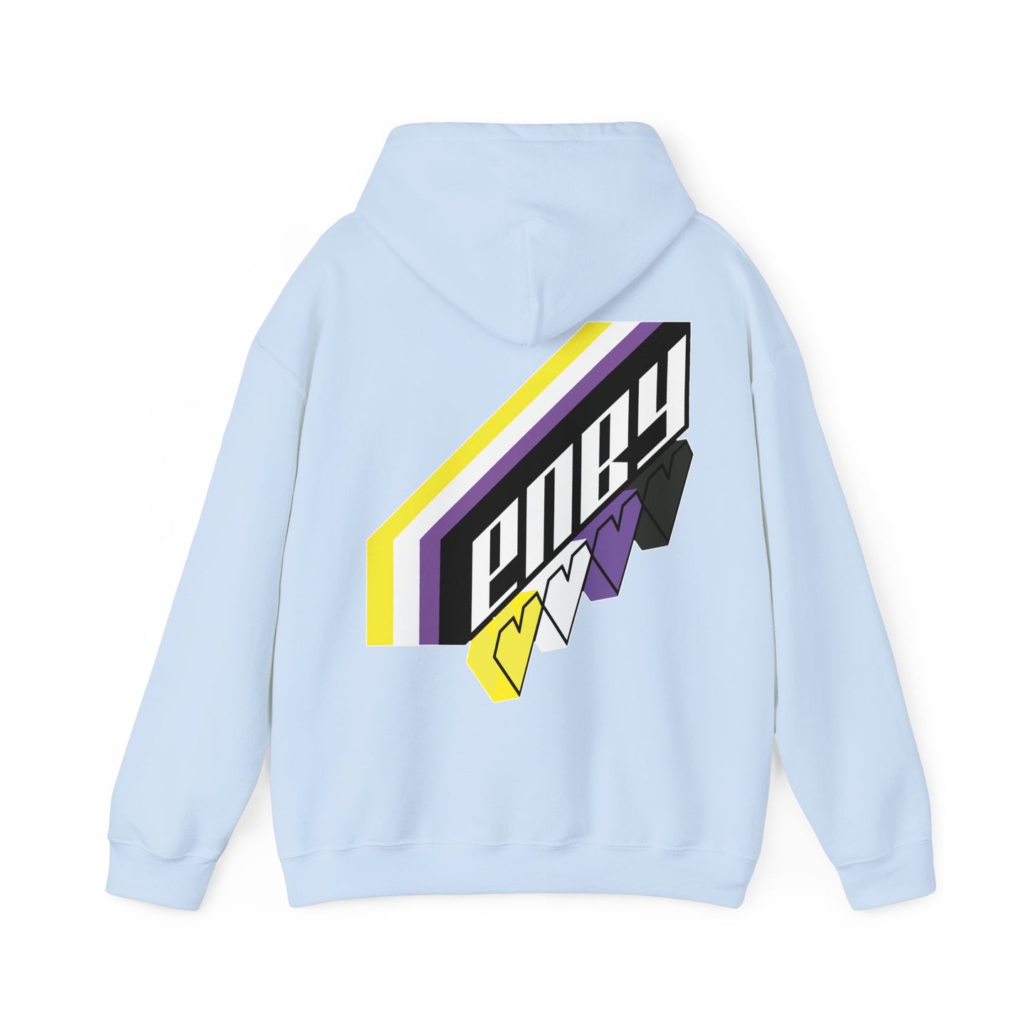 ENBY Heart Hoodie - Australian Shipping