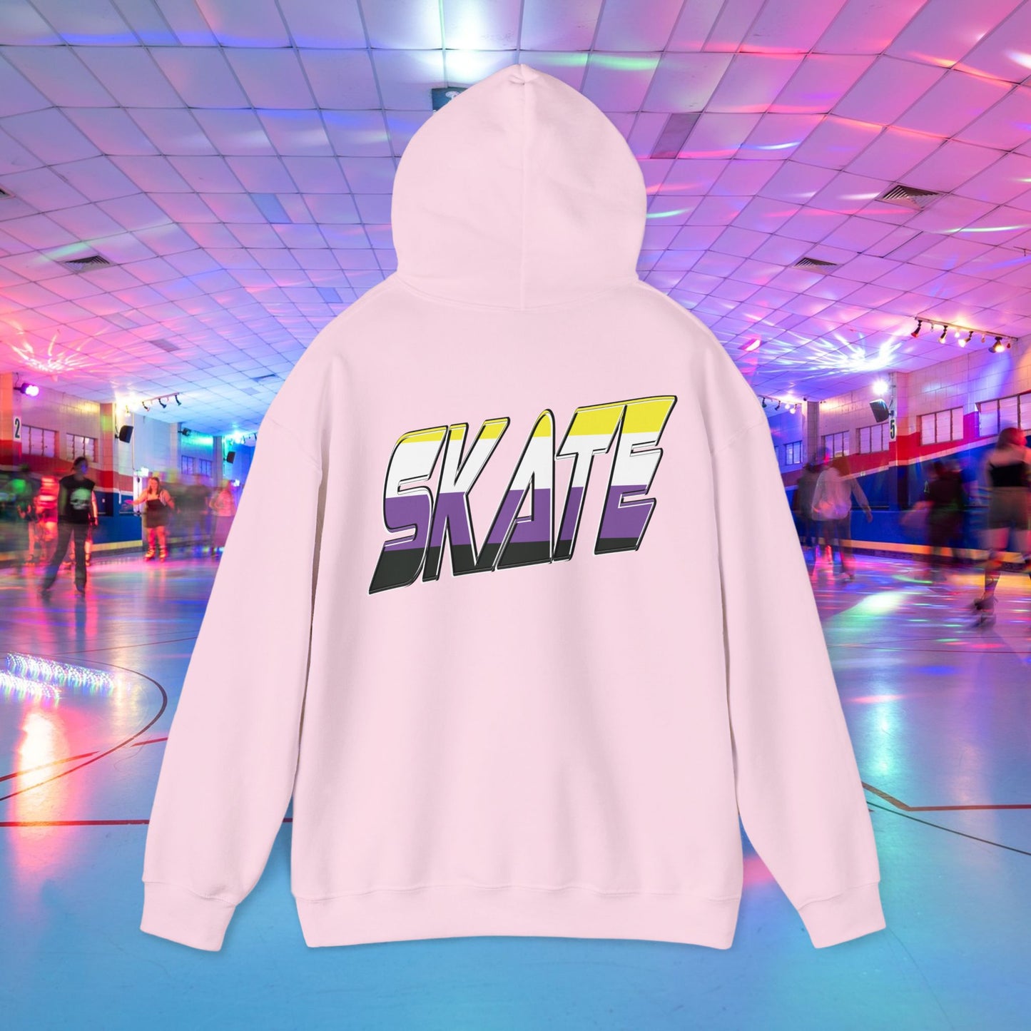 SKATE Non-binary Pride Hoodie - Australian Shipping