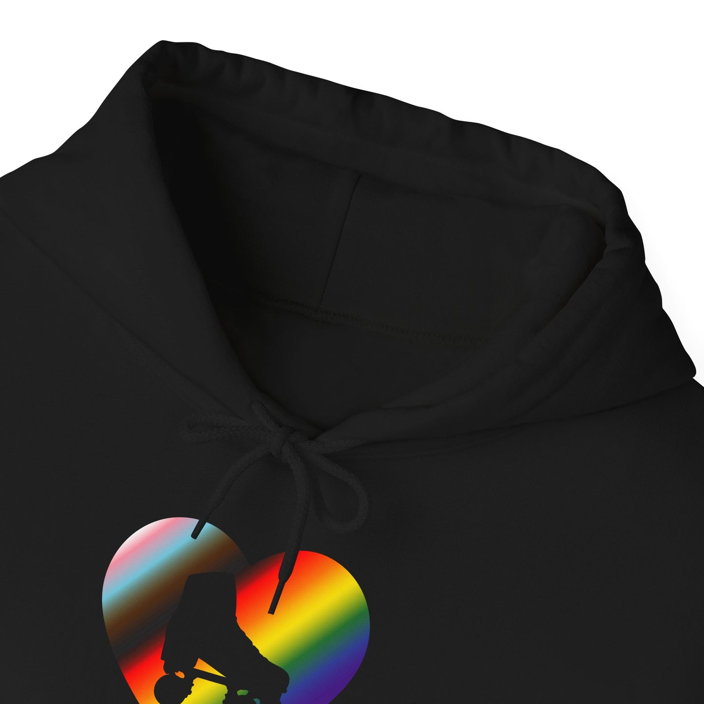 Make Skating Gay Again rainbow roller skate love heart Hoodie - Australian Shipping