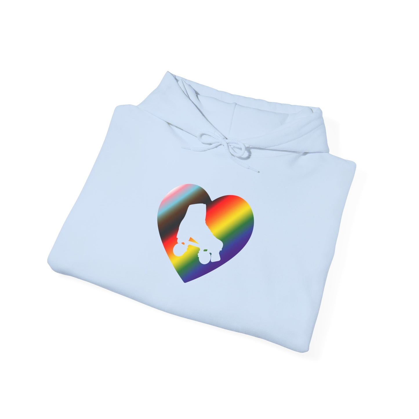 Make Skating Gay Again rainbow roller skate love heart Hoodie - Australian Shipping