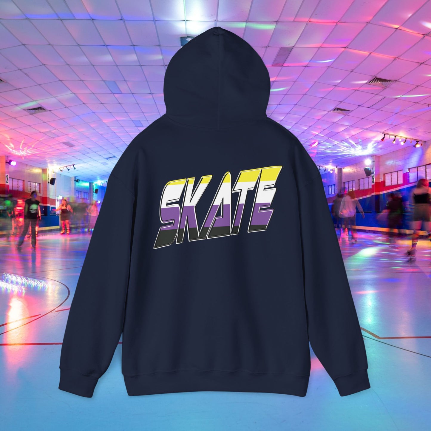 SKATE Non-binary Pride Hoodie - Australian Shipping