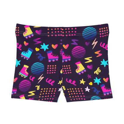 Retro Roller Skate Short Shorts or hot pants - 1980s graphic