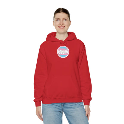 SKATE Trans Flag round logo Hoodie - Australian Shipping