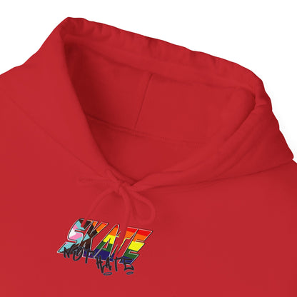 Skate Not Hate progress rainbow pride Hoodie - Australian Shipping