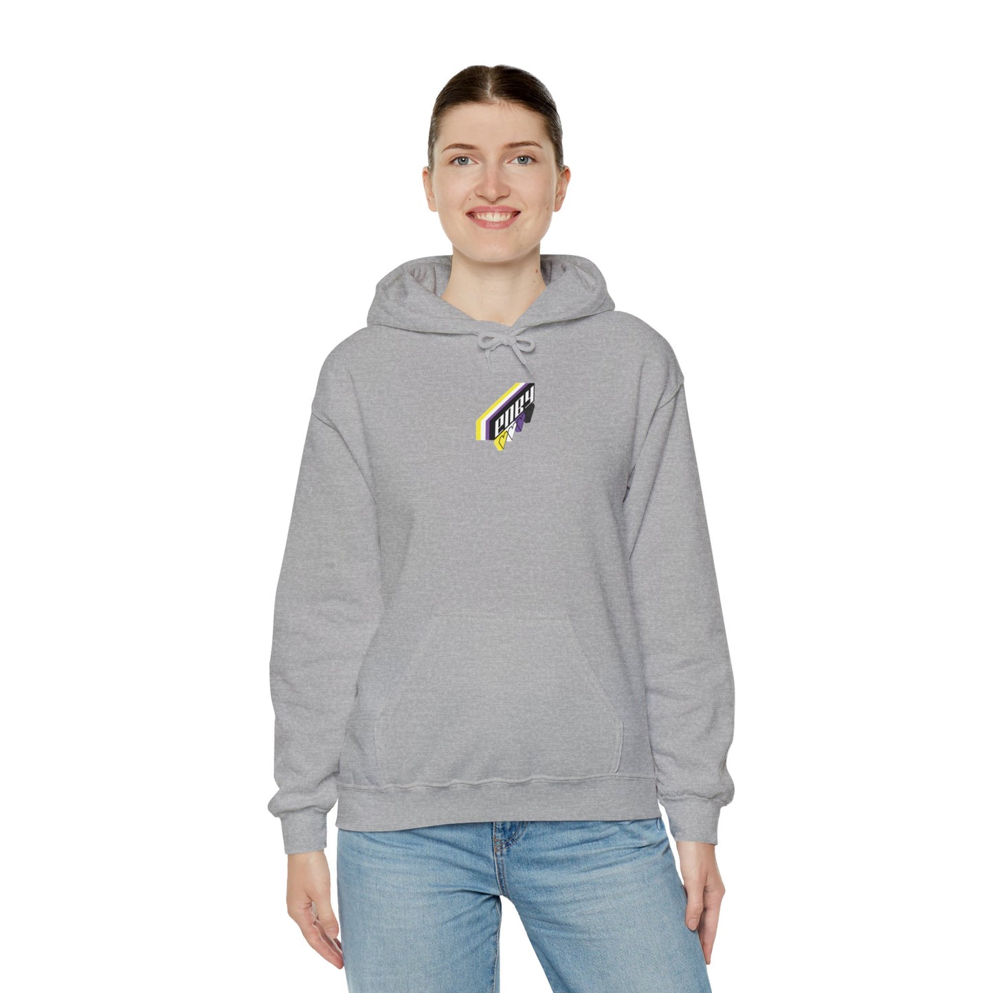 ENBY Heart Hoodie - Australian Shipping