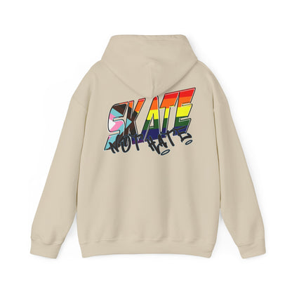 Skate Not Hate progress rainbow pride Hoodie - Australian Shipping