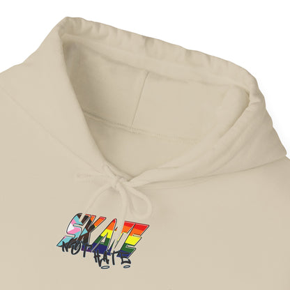 Skate Not Hate progress rainbow pride Hoodie - Australian Shipping