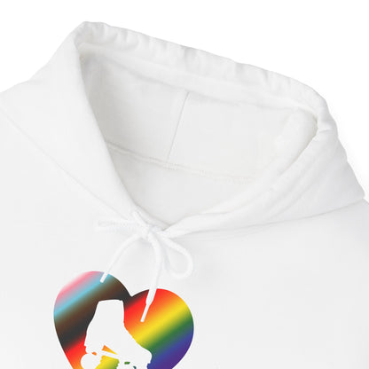 Make Skating Gay Again rainbow roller skate love heart Hoodie - Australian Shipping