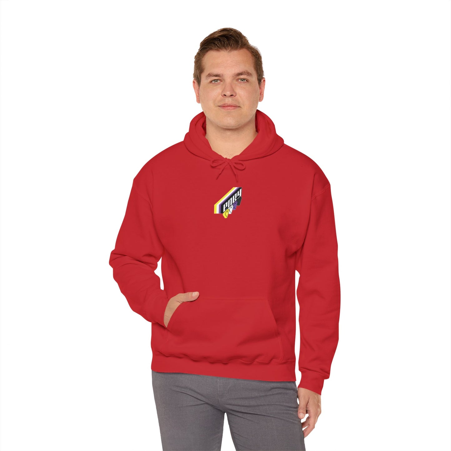 ENBY Heart Hoodie - Australian Shipping