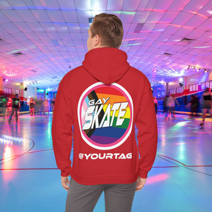 Add custom name: GAY SKATE Original Hoodie - Australian Shipping