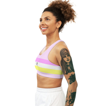 Twink Pride Flag seamless sports crop