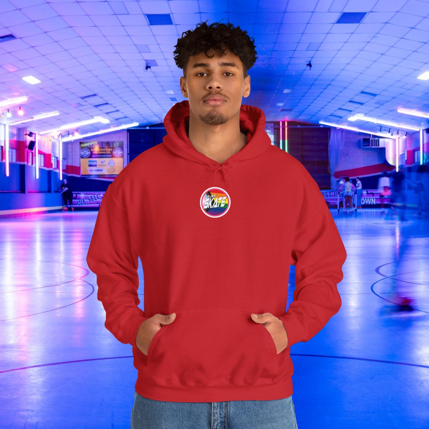 Add custom name: GAY SKATE Original Hoodie - Australian Shipping