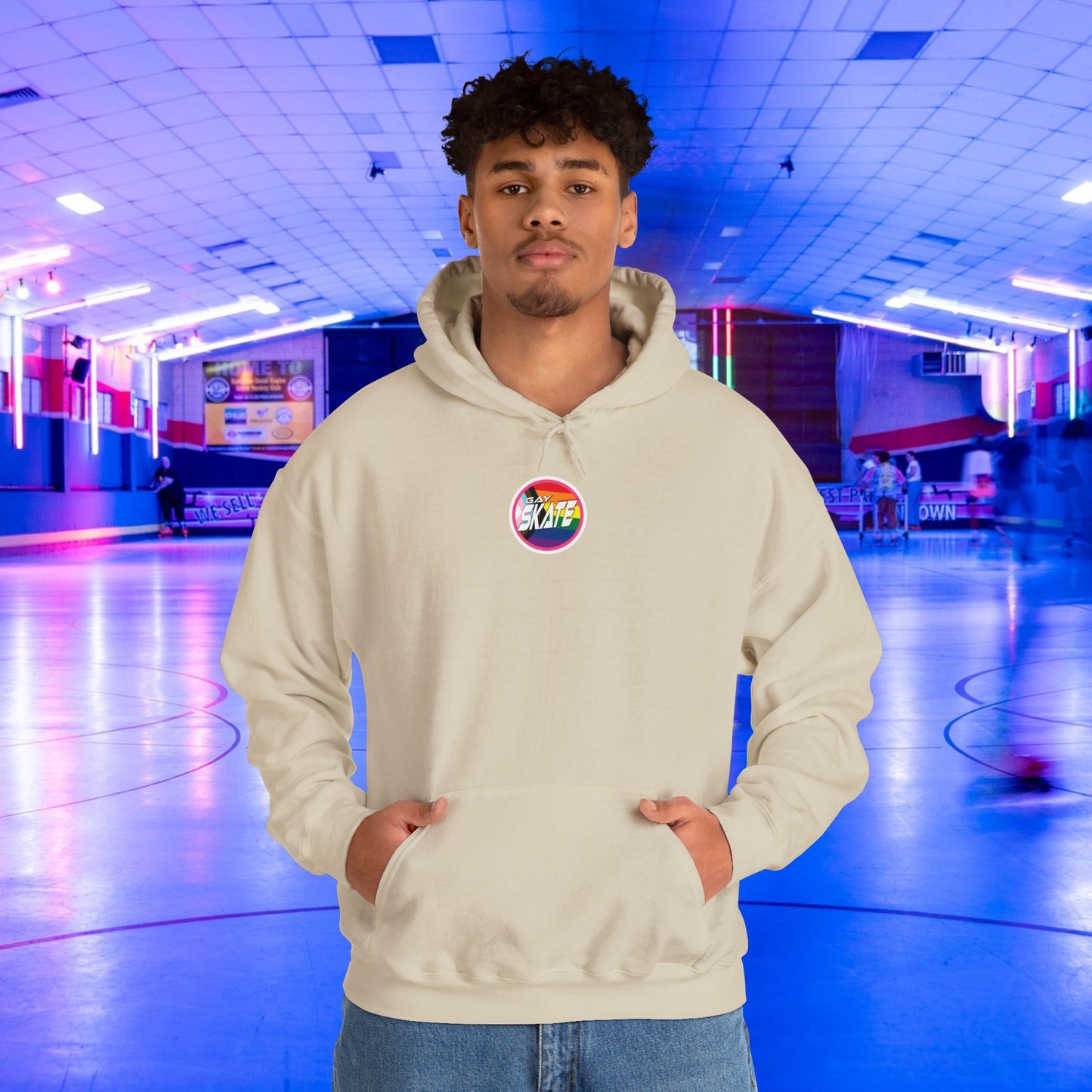 Add custom name: GAY SKATE Original Hoodie - Australian Shipping