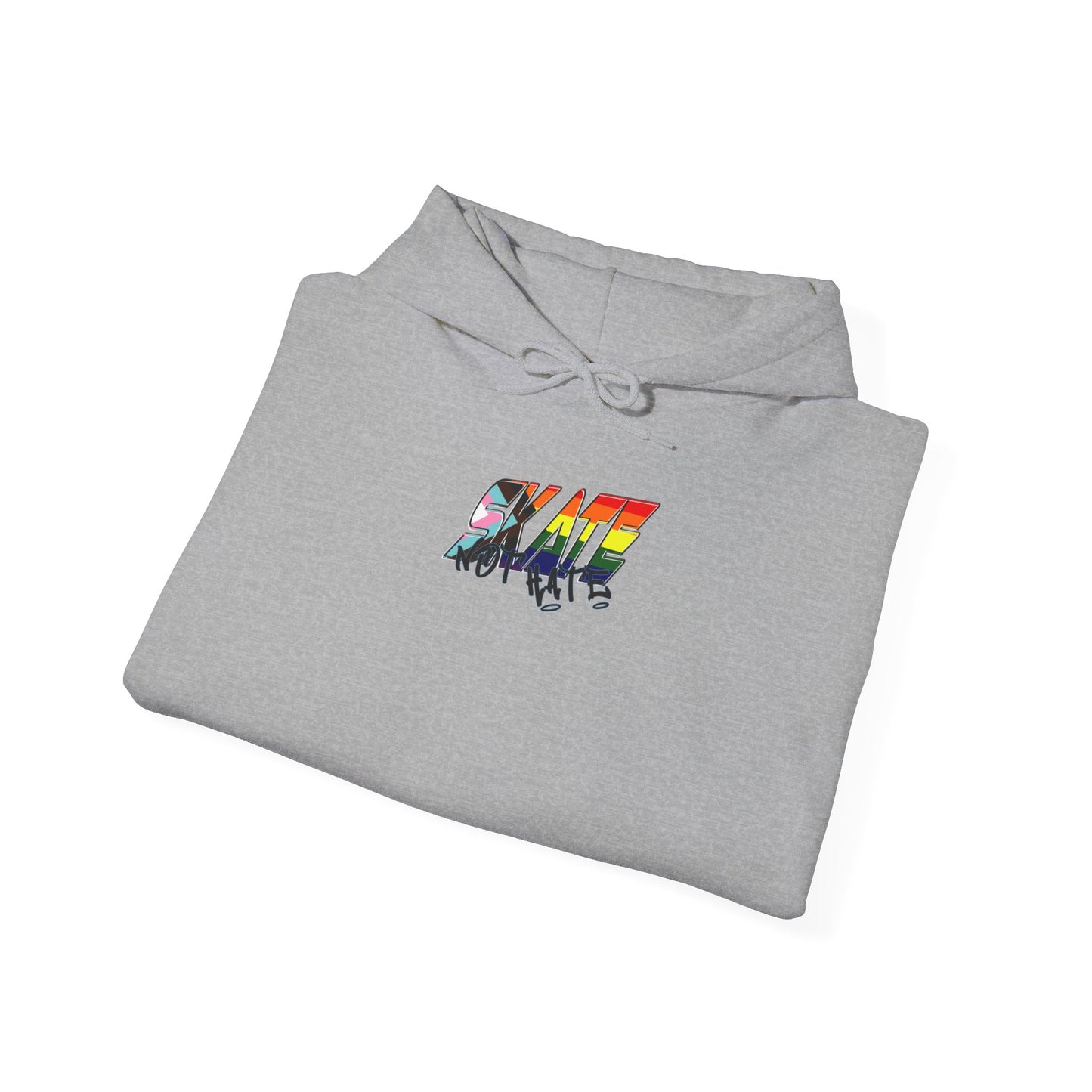 Skate Not Hate progress rainbow pride Hoodie - Australian Shipping