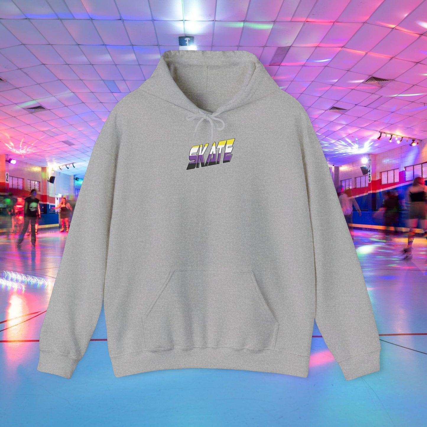 SKATE Non-binary Pride Hoodie - Australian Shipping