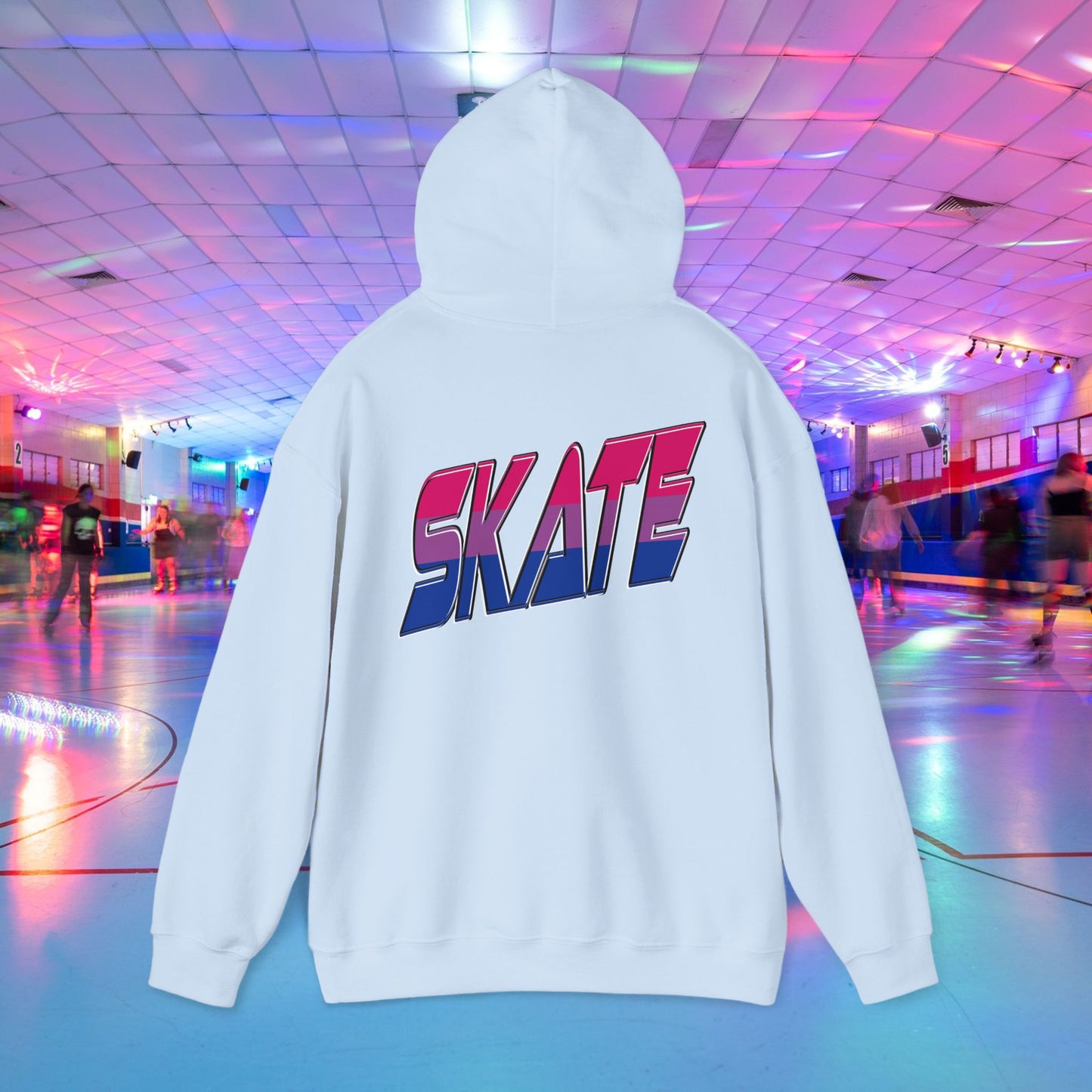 SKATE Bisexual Pride Hoodie - Australian Shipping