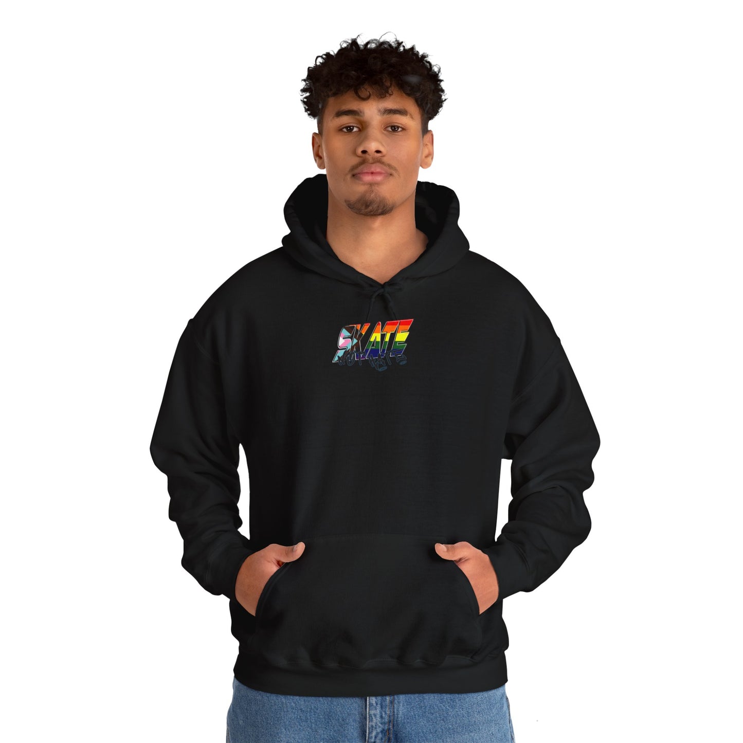 Skate Not Hate progress rainbow pride Hoodie - Australian Shipping