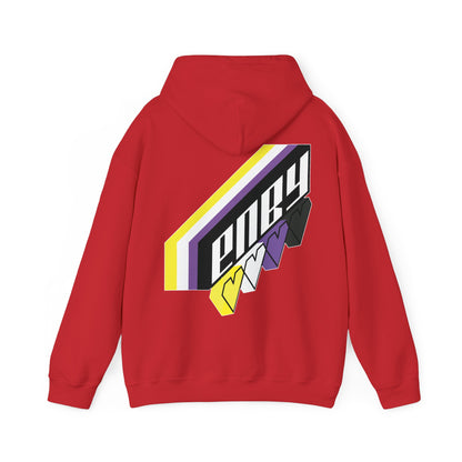 ENBY Heart Hoodie - Australian Shipping