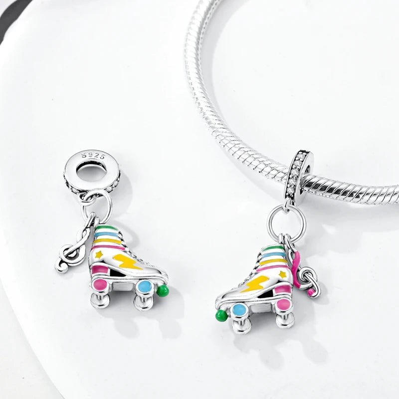 roller skate charms to fit pandora bracelet