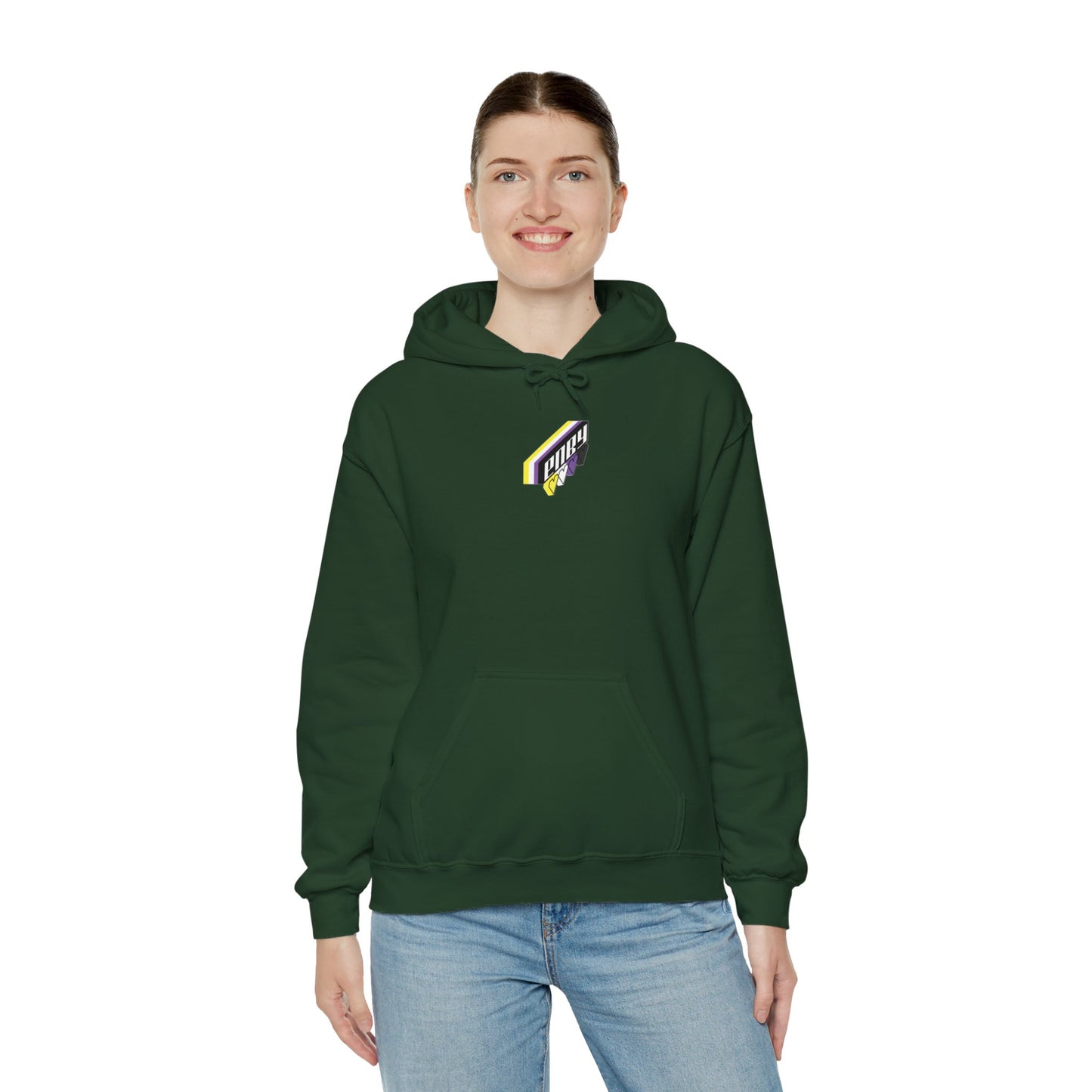 ENBY Heart Hoodie - Australian Shipping