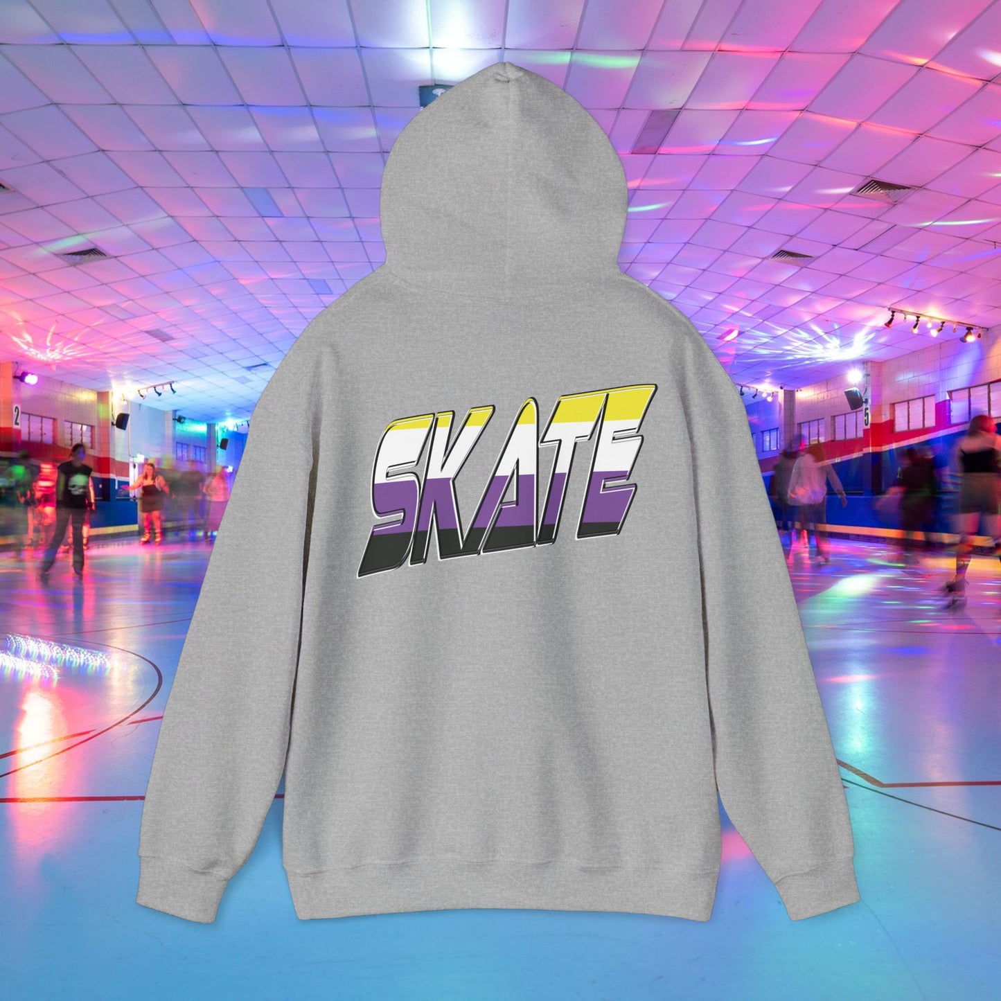 SKATE Non-binary Pride Hoodie - Australian Shipping