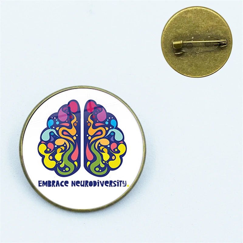Autistic Pride Rainbow Pin - wide range of designs - Gay Skate - Autistic Pride Rainbow Pin - wide range of designs - Autistic Pride Rainbow Pin - wide range of designs