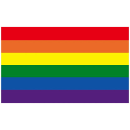 rainbow pride flag for lgbtq gay lesbian bisexual transgender intersex queer asexual pride parties
45403164016795