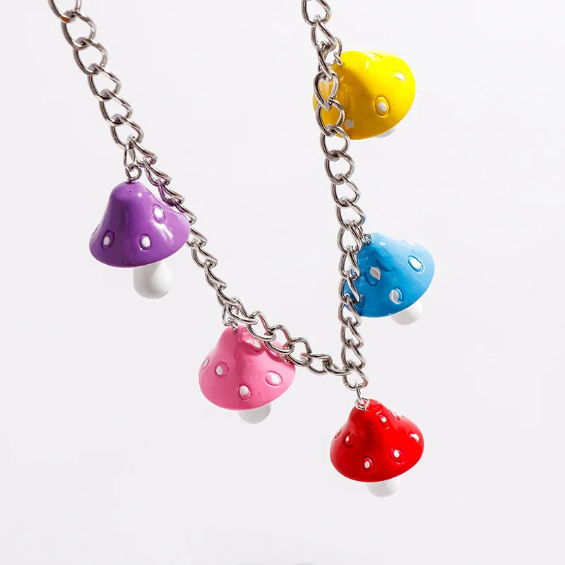 Layered Rainbow Clip-on Chains - cute kawaii colourful designs. LGBTQ fashion