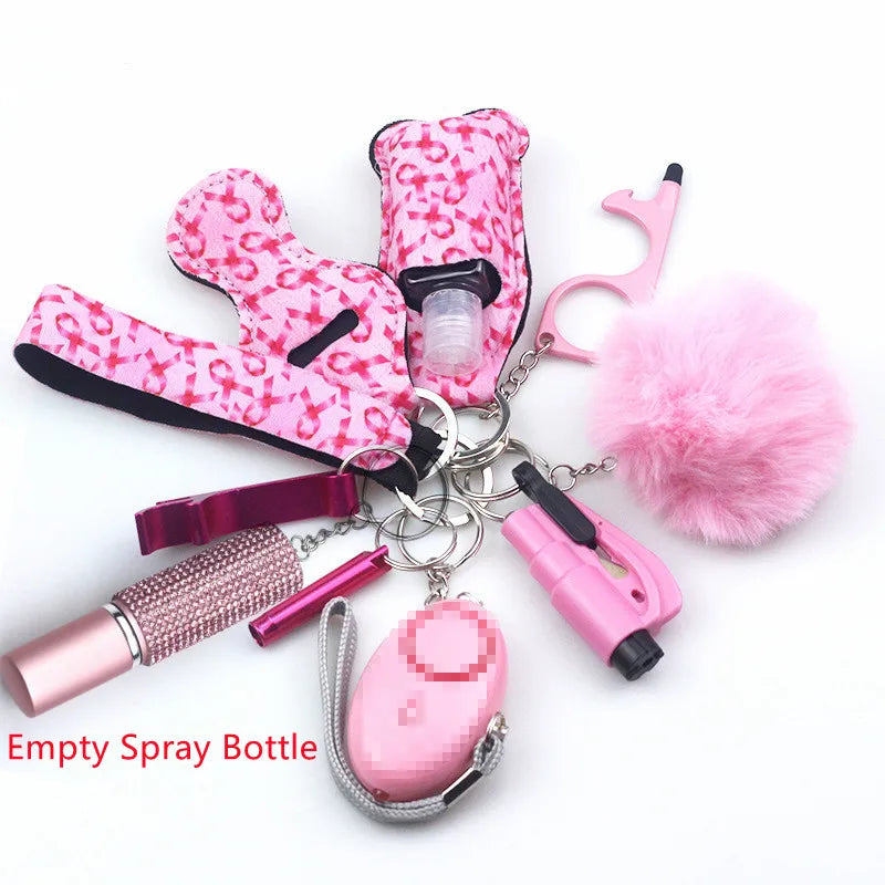 11 piece keychain Accessory Set - wide range of colours and designs