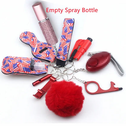 11 piece keychain Accessory Set - wide range of colours and designs