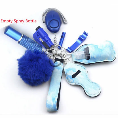 11 piece keychain Accessory Set - wide range of colours and designs