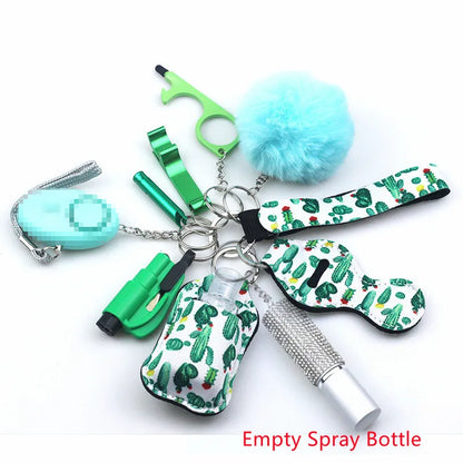 11 piece keychain Accessory Set - wide range of colours and designs